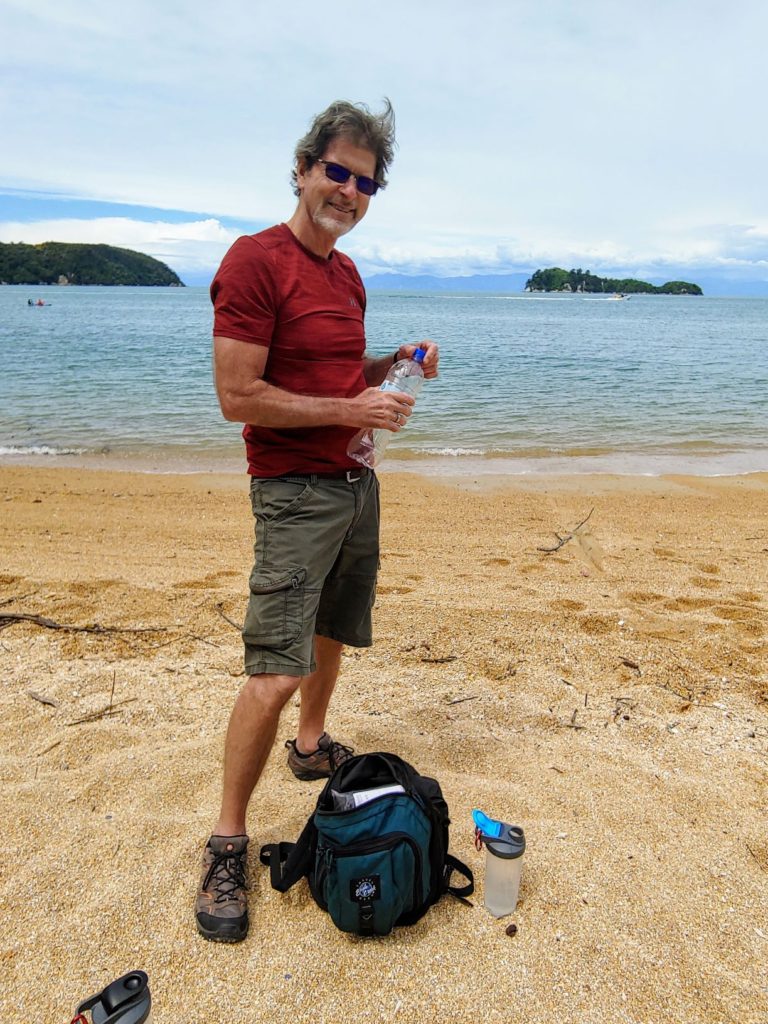 Tom at Abel Tasman