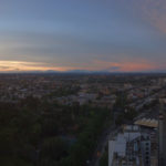 Melbourne sunset from the 27th floor